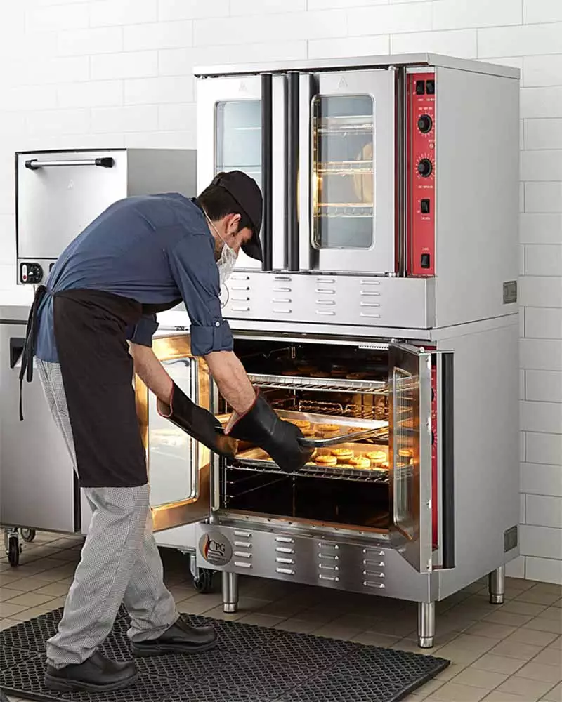 Professional kitchen cooking workspace