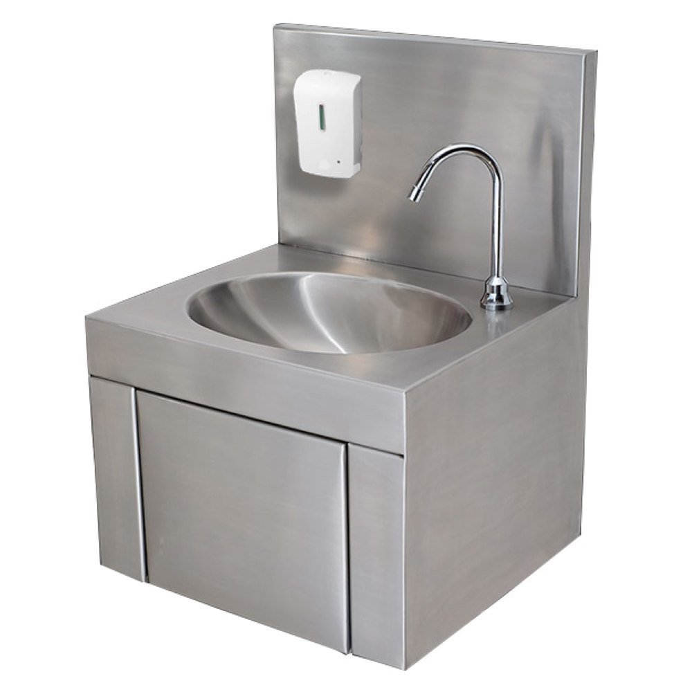 Clean commercial kitchen washing area