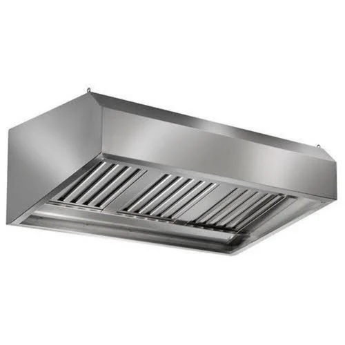 Commercial kitchen cooking area with ventilation planning