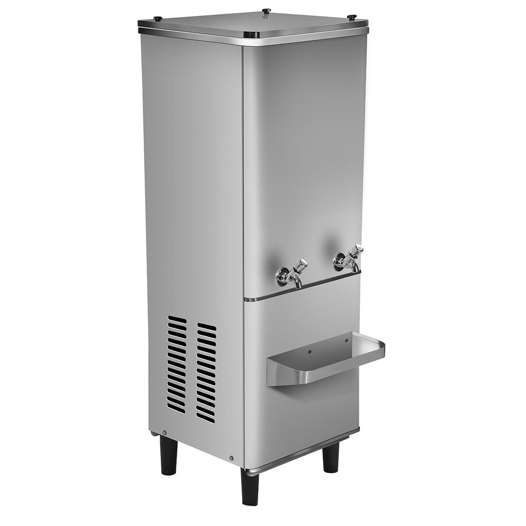 Commercial stainless steel water access area